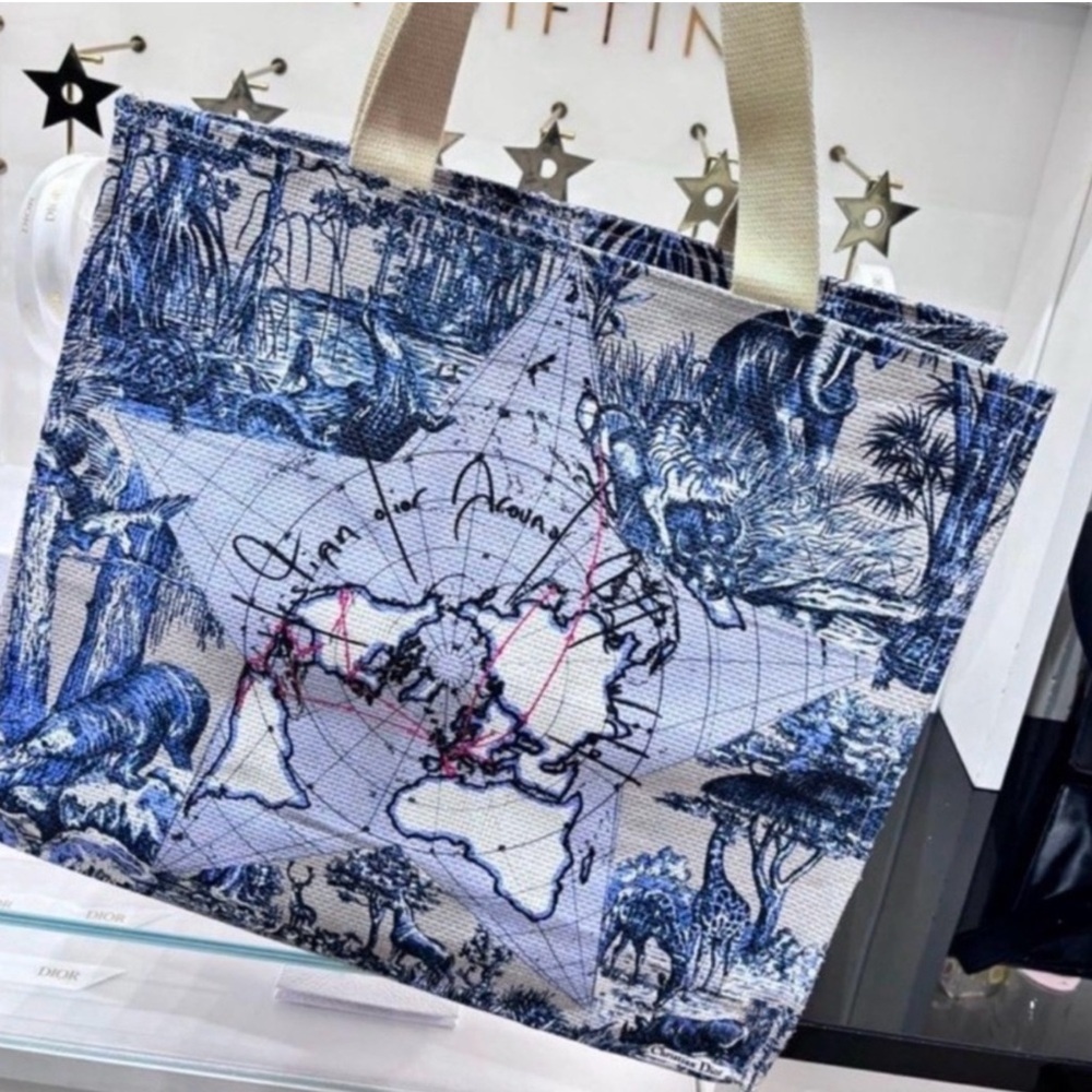 Dior Around the World big tote bag like new - Picture 2 of 9